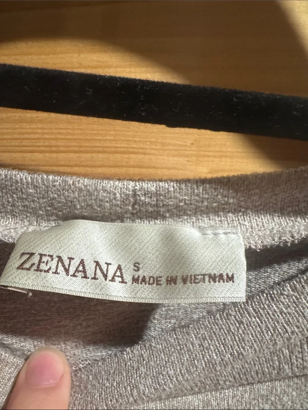 Zenana Outfitters Neutral Beige Knit Top — Light Taupe - Picture 3 of 5